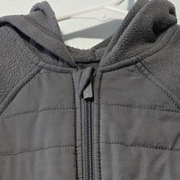 4T Quilted-Front Lined Jacket, Hood, Front Pockets, Gary, Full Zip, EUC - Picture 4 of 8